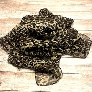 Leopard Print Scarf